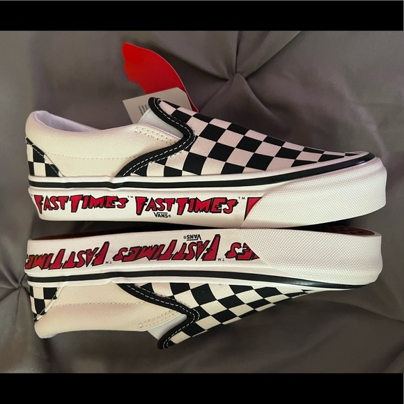 EXCLUSIVE Vans x Fast Times Classic Slip on Womens 6.5 Mens. 5 - Picture 3 of 4